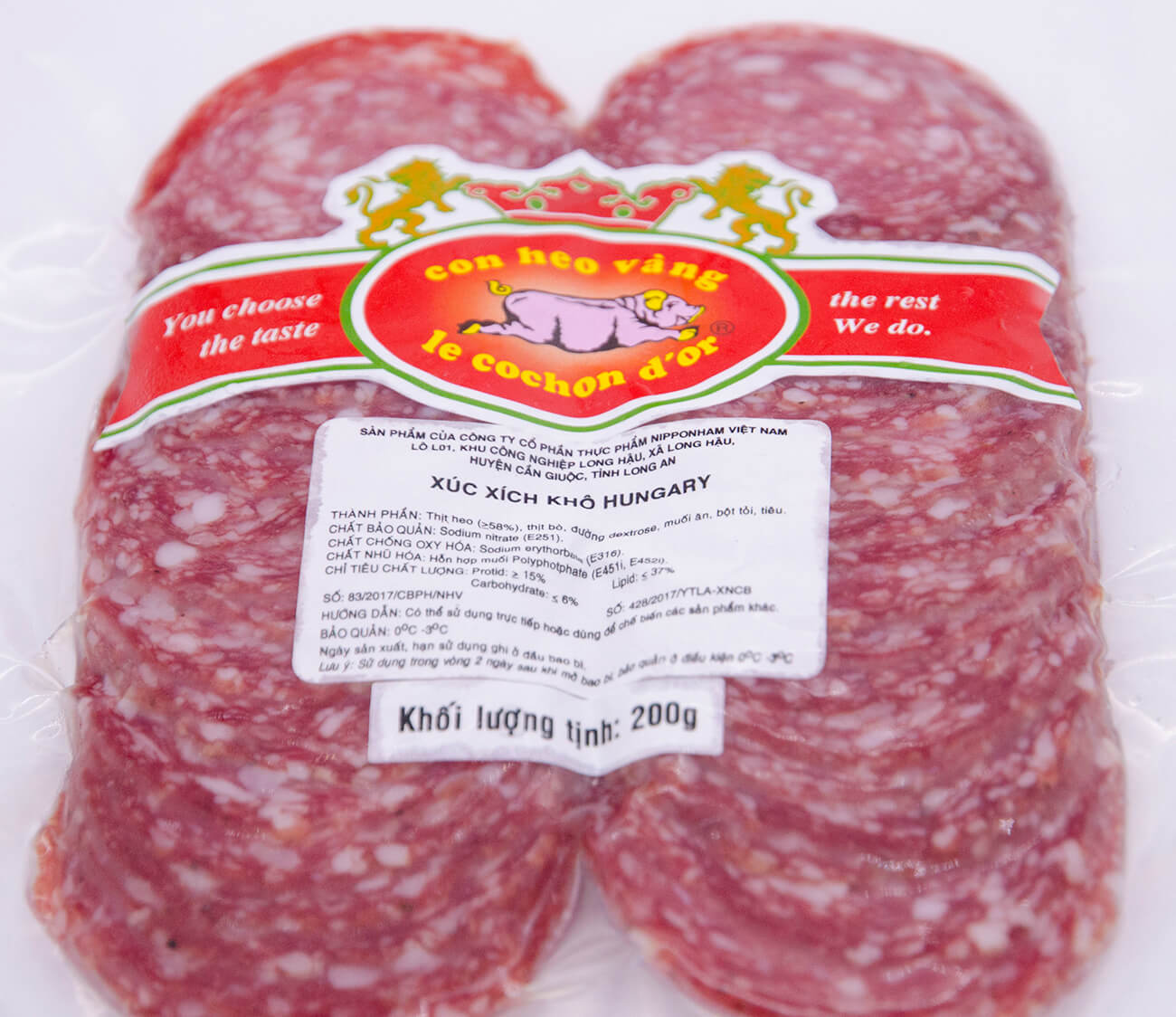 XÚC XÍCH KHÔ HUNGARY CẮT LÁT - HUNGARIAN SALAMI SLICED | Nguyên Hà